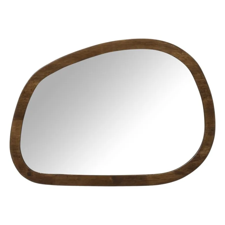 Spiegel organic - bruin - 38x55 cm