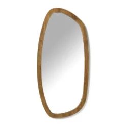Spiegel organic - bruin - 70x33 cm