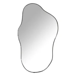 Spiegel organic - zwart - 60x34.5 cm