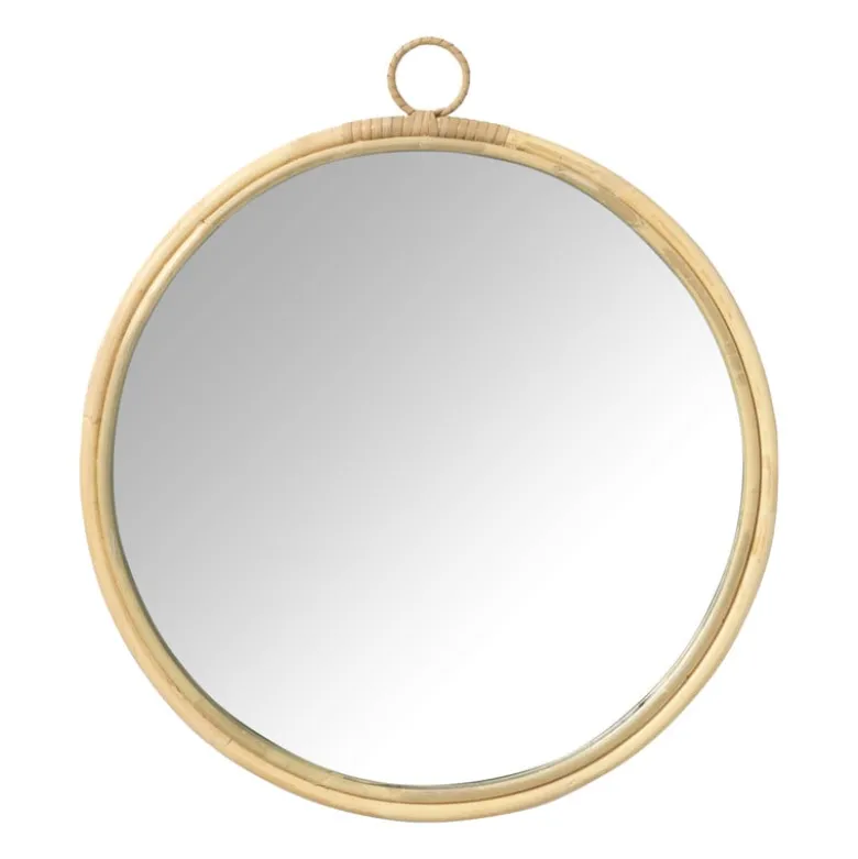 Spiegel rond - rotan - ø43 cm