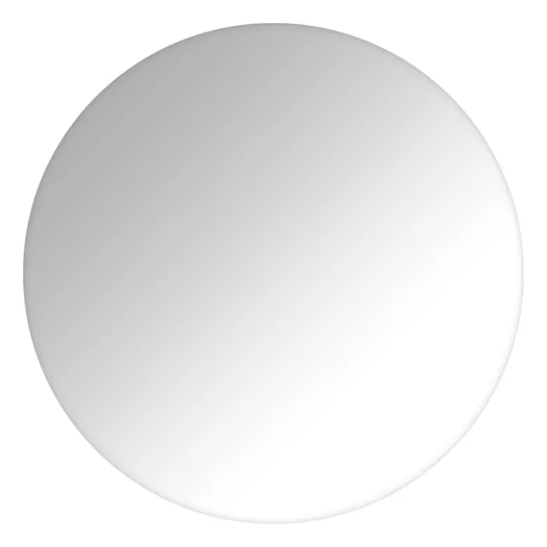 Spiegel zonder omlijsting - glas/metaal - ø50 cm