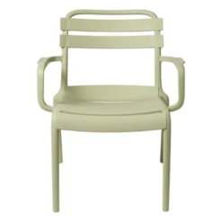 Stapelbare tuinfauteuil Napoli - groen - 75.5x68x65 cm