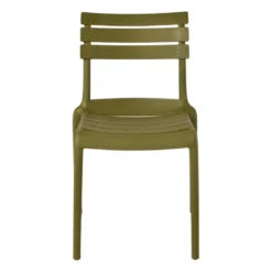 Stapelbare tuinstoel Napoli - groen - 83x55x48 cm