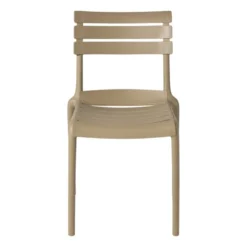 Stapelbare tuinstoel Napoli - taupe - 83x55x48 cm