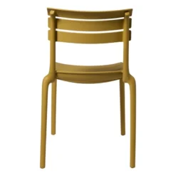 Stapelbare tuinstoel Napoli - geel - 83x55x48 cm