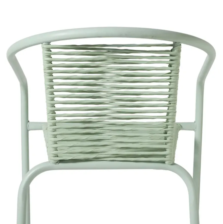 Stapelbare tuinstoel Tim - groen - 73x53x62 cm