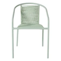 Stapelbare tuinstoel Tim - groen - 73x53x62 cm