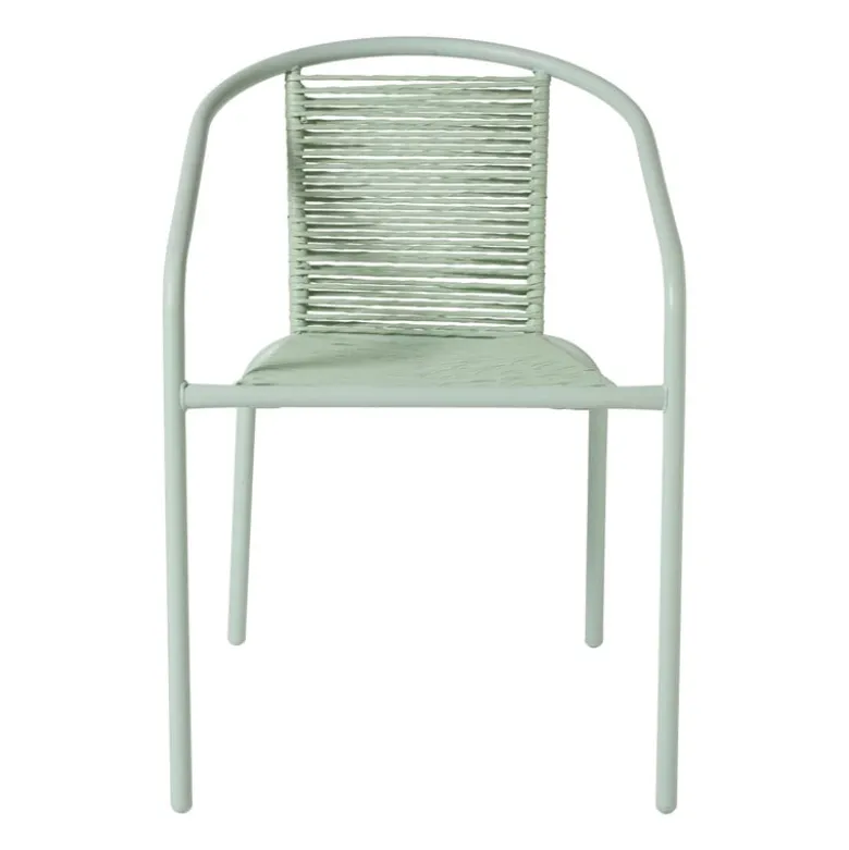 Stapelbare tuinstoel Tim - groen - 73x53x62 cm