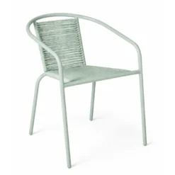 Stapelbare tuinstoel Tim - groen - 73x53x62 cm