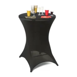Statafelrok - zwart - polyester - 80x110 cm