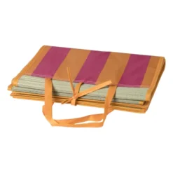 Strandmat XL - bruin/roze - 90x170 cm
