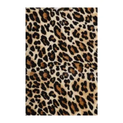 Strandponcho luipaard - multikleur - 75x220 cm