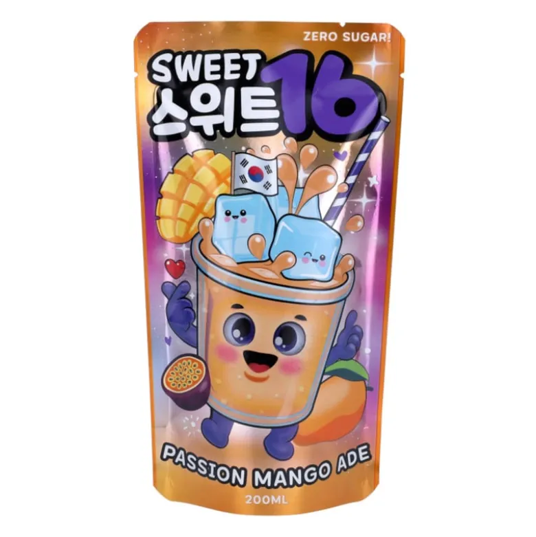 Sweet16 passion mango pouch drink ADE - 200 ml