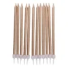 Taartkaarsjes - rose goud - set van 12
