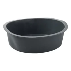 Taartvorm siliconen rond - grijs - ø23x5 cm