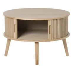 Tafel/kast Uppsala rond - naturel - ø60x40 cm