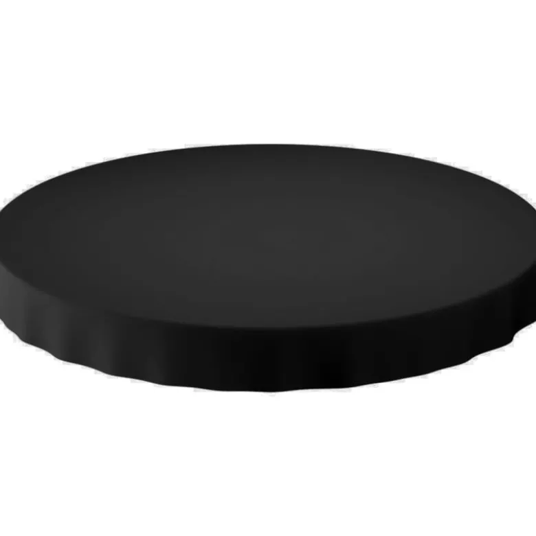 Tafellaken rond - zwart - ø180 cm