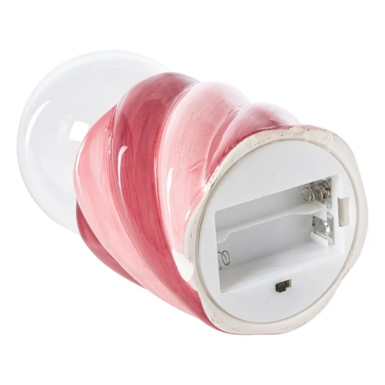 Tafellamp spekje - rood/roze - ø8.5x17 cm