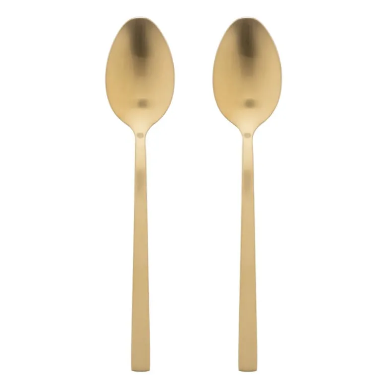 Tafellepels - goudkleurig - set van 2