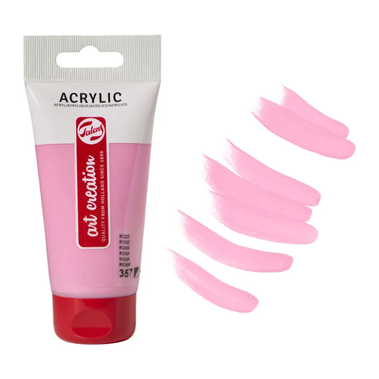 Talens acrylverf - roze - 75 ml