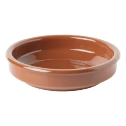 Tapasbakje klei - bruin - ⌀14 cm
