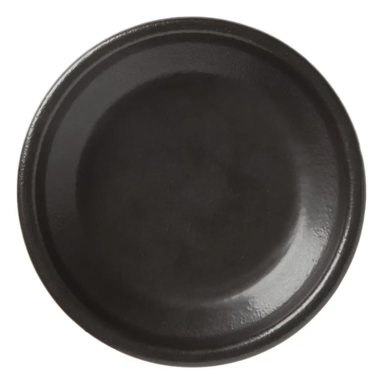 Tapasbakje klei - zwart - ⌀12 cm