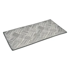 Tapas bord Sevilla - zwarte streepjes - 28x15,5 cm