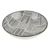 Tapas schaaltje Sevilla - zwarte streepjes - ø14x3,5 cm