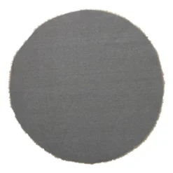 Tapijt fluffy rond - bruin - ø120 cm