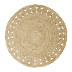 Tapijt riet - rond - ø120 cm