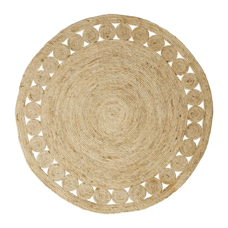 Tapijt riet - rond - ø120 cm