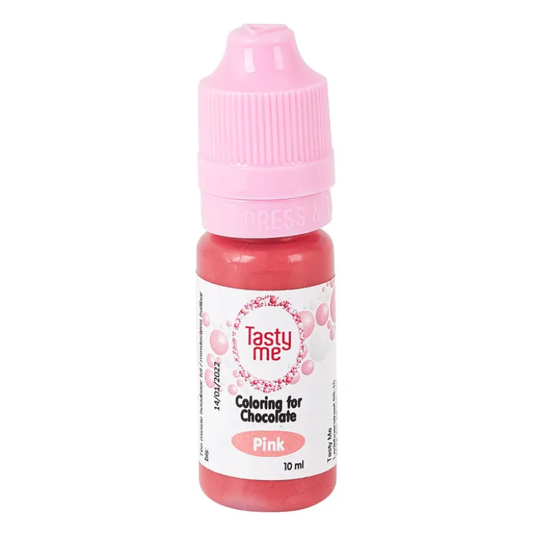 Tasty Me chocolade kleurstof - roze - 10 ml