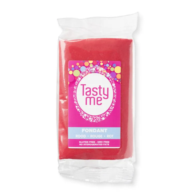 Tasty Me - rolfondant rood - 200g