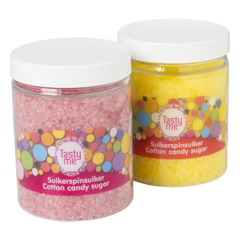 Tasty Me suikerspinsuiker - aardbei/roze - 250 gram