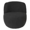 Teddy fauteuil - zwart - ø73.5x71.5 cm