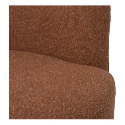 Teddy loveseat fauteuil - bruin - 71x120x71 cm