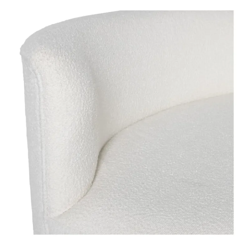 Teddy loveseat fauteuil - wit - 71x120x71 cm