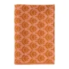 Theedoek palmboom - roze/bruin - 50x70 cm