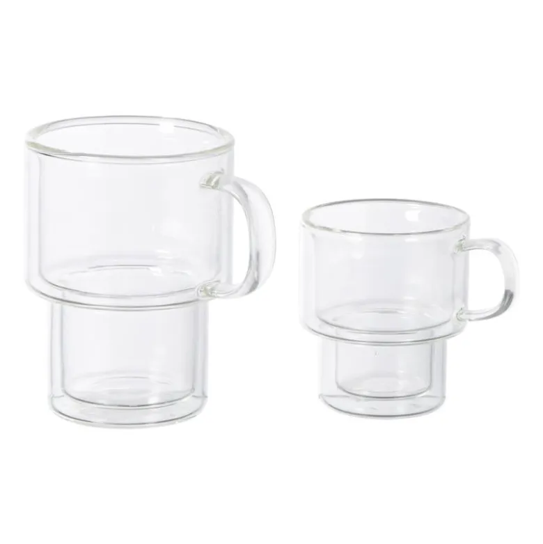 Theeglas dubbelwandig - 100 ml - glas