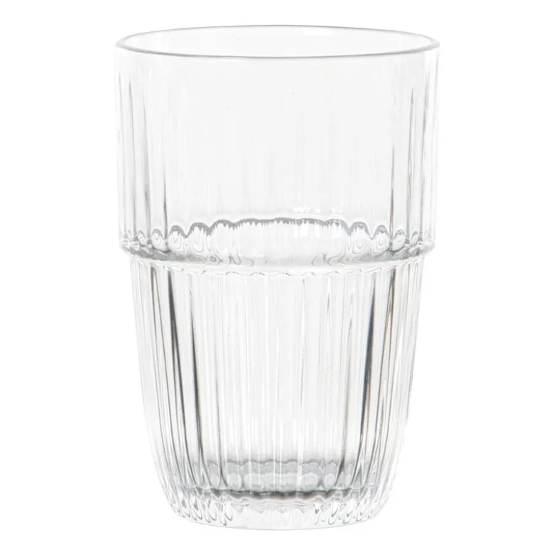 Theeglas ribbel - 530 ml