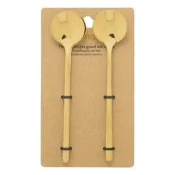 Theelepel goud - set van 4 - 13 cm
