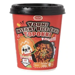 Topokki rice cake - Youmi hot & spicy - 145 gram