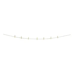 Touw met mini knijpers - 3 meter