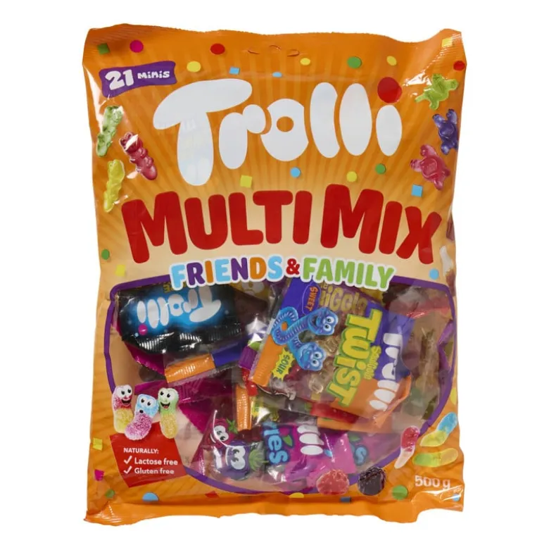 Trolli multi-mix familieverpakking - 500 gram