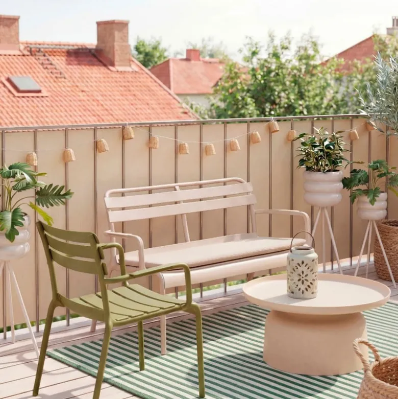 Tuinbank Napoli - beige - 76x68.5x113 cm