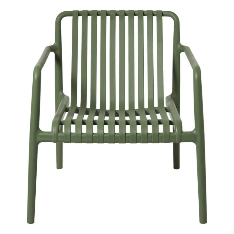 Tuinfauteuil Lea - groen - 75.5x75.5x66.5 cm