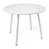 Tuintafel elisa rond - wit - ⌀95x71 cm