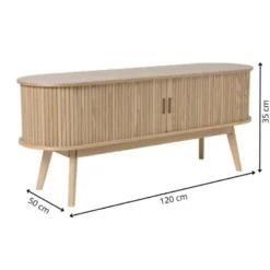 Tv-meubel Uppsala - naturel - 50x120x35 cm