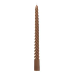 Twisted dinerkaars - terra - ⌀2x25 cm