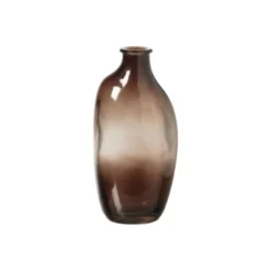 Vaasje lang - 15x7.3x5.8 cm - bruin